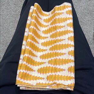 Infinity Scarf Vibrant Yellow and Pink Patterned